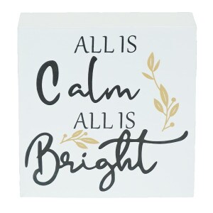 All is Calm All is Bright Wall Decor